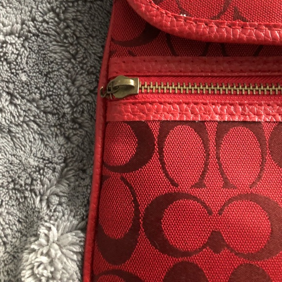Red Coach Purse - Picture 3 of 4
